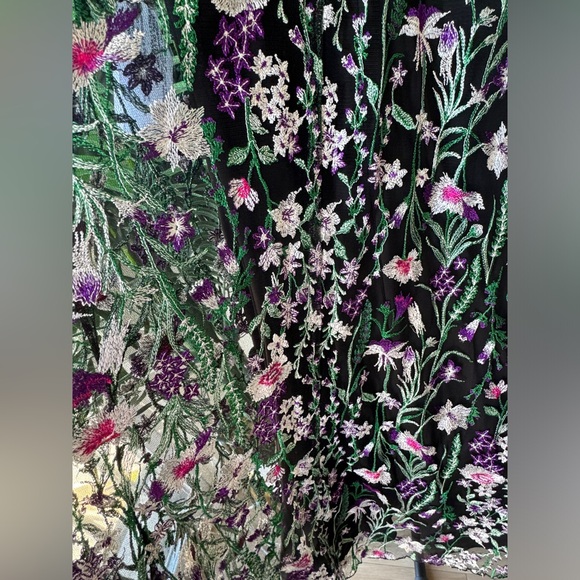 NWOT | Tadashi Shoji, MAIYA EMBROIDERED FLORAL GOWN, Women's Sz 12 - Picture 15 of 16